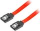 Lanberg SATA - SATA, 0.3m, Czerwony (CA-SASA-14CU-0030-R) 1