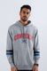 Converse Bluza męska Collegiate Text Pullover Hoodie Vintage Grey Heather r. XL (10017352-A02) 1