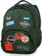 Coolpack Plecak szkolny Bentley Badges green (A415) 1