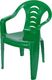 Ołer Garden plastikowe krzesło Tola, zielone (16086350) 1