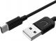 Kabel USB Usams USB-A - USB-C 1 m Czarny (63881-uniw) 2