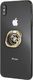 Guess Guess Ring stand GURSEQGBK złoto-czarny /gold & black 4G 1