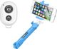 Selfie stick Blun Zestaw do selfie Blun pilot Bluetooth tripod niebieski/blue 1