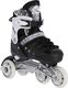 Rolki Nils Extreme NH10905 z wymienną płozą regulowane czarno-białe r. 35-38 6