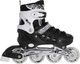 Rolki Nils Extreme NH10905 z wymienną płozą regulowane czarno-białe r. 35-38 1