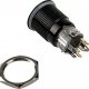 DimasTech DimasTech Vandalismusschalter/-taster 19mm, Blackline Dot - RGB 1