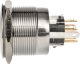 DimasTech Vandalismusschalter/-taster 25mm, Silverline Dot - RGB 1