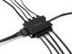 XSPC 8-kierunkowy 12V 4-pinowy rozdzielacz wentylatora RGB 7
