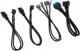 Corsair Zestaw kabli, 0.3m, Czarny (ZUAD-1040) 1