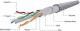 Gembird FTP, 4x2, kat. 6, 7*0,18mm, AL-CU, linka, 100m, szary FPC-6004-L/100 1
