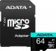 Karta ADATA Premier Pro MicroSDXC 64 GB Class 10 UHS-I/U3 A2 V30 (AUSDX64GUI3V30SA2-RA1) 1