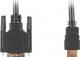 Kabel Lanberg HDMI - DVI-D 3m czarny (CA-HDDV-10CC-0030-BK) 1