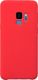Etui Silicone Case elastyczne silikonowe SAMSUNG GALAXY J6 2018 czerwone uniwersalny 1