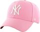 47brand Czapka New York Yankees MVP Cap różowa r. uniwersany (B-MVPSP17WBP-RS) 1