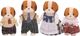 Figurka Epoch Sylvanian Families Rodzina łaciatych piesków 1