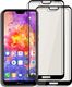 Hartowane Szkło 5D HUAWEI P20 LITE czarne FULL GLUE uniwersalny 1