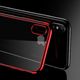 Hurtel Clear Color case żelowy pokrowiec etui z metaliczną ramką Samsung Galaxy A70 czerwony uniwersalny 5