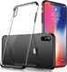 Hurtel Clear Color case żelowy pokrowiec etui z metaliczną ramką Samsung Galaxy A50 czarny uniwersalny 1