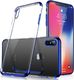 Hurtel Clear Color case żelowy pokrowiec etui z metaliczną ramką Samsung Galaxy A50 niebieski uniwersalny 1