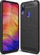 Hurtel Carbon Case elastyczne etui pokrowiec Xiaomi Redmi 7 czarny uniwersalny 1
