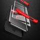 GKK 360 Protection Case etui na całą obudowę przód + tył OnePlus 7 czarno-czerwony uniwersalny 4