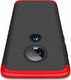 GKK 360 Protection Case etui na całą obudowę przód + tył Motorola Moto G7 czarno-czerwony uniwersalny 4