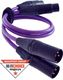 Kabel Melodika XLR x2 - XLR x2 1m fioletowy 1