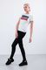 Levi`s THE PERFECT TEE 0297 SPORTSWEAR LOGO WHITE - XS - damskie - biały 2