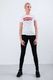 Levi`s THE PERFECT TEE 0053 LARGE BATWING WHITE - XS - damskie - biały 2