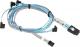 SuperMicro SFF 8087 - SATA x4, 0.7m, Grafitowy (CBL0288L) 1