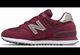 New Balance Buty damskie WL574WNL bordowe r. 38 2