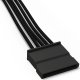 be quiet! SATA 15-pin - 5-pin, 0.3m, Czarny (BC020) 1
