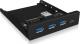 Icy Box Panel przedni 3x USB 3.0 + 1x USB-C (IB-HUB1418-i3) 1