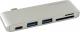 HUB USB LC-Power 1x SD 1x USB-C 1x microSD  + 2x USB-A 3.0 (LC-HUB-C-MULTI-2S) 1