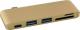 HUB USB LC-Power 1x SD 1x USB-C 1x microSD  + 2x USB-A 3.0 (LC-HUB-C-MULTI-2G) 1