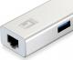 HUB USB LevelOne 1x RJ-45  + 3x USB-A 3.0 (USB-0504) 1