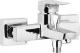 Bateria wannowa KFA Mokait ścienne chrom (5534-010-00) 1