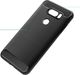 Carbon case elastyczne etui pokrowiec LG Q60 czarny uniwersalny 7