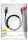 Kabel USB Baseus Halo Data Cable Podświetlany Nylonowy Kabel Przewód Usb Lightning Z Diodą Led 2.4a 0.5m Czarny (calgh-a01) 12
