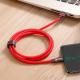 Kabel USB Baseus USB-A - USB-C 1 m Czerwony (SB4876) 2