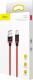 Kabel USB Baseus USB-A - USB-C 1 m Czerwony (SB4876) 4