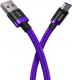 Kabel USB Baseus USB-A - USB-C 2 m Fioletowy (40046) 2
