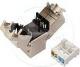 Solarix Keystone CAT6 STP RJ45 czarny samogwintująca (SXKJ-6-STP-BK-SA) 1