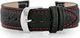 Pacific Pasek skórzany do zegarka W71 - czarny/czerwony - 18mm uniwersalny 1