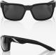100% Okulary Daze Soft Tact Black Smoke Lens 2