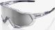 100% Okulary Speedtrap Matte Translucent Crystal Grey HiPER Silver Mirror Lens (STO-61023-255-76) 1