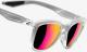 100% Okulary Hudson Matte Translucent Crystal Clear Purple Multilayer Mirror Lens 2