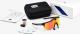 100% Okulary Speedcraft Air Soft Tact Black HiPER Red Multilayer Mirror Lens 3