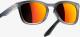 100% Okulary Hudson Soft Tact Translucent Crystal Grey HiPER Red Multilayer Mirror Lens 2