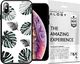 Alogy Glass Armor Case do Apple iPhone XS Max Liście uniwersalny 7